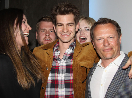 Andrew Garfield, Emma Stone, Photobomb Andrew Garfield, Emma Stone, Photobomb